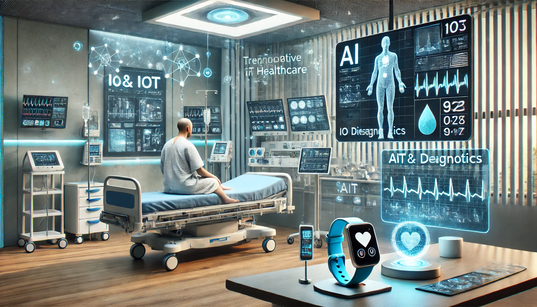 transformative impact of AI and IoT in healthcare.